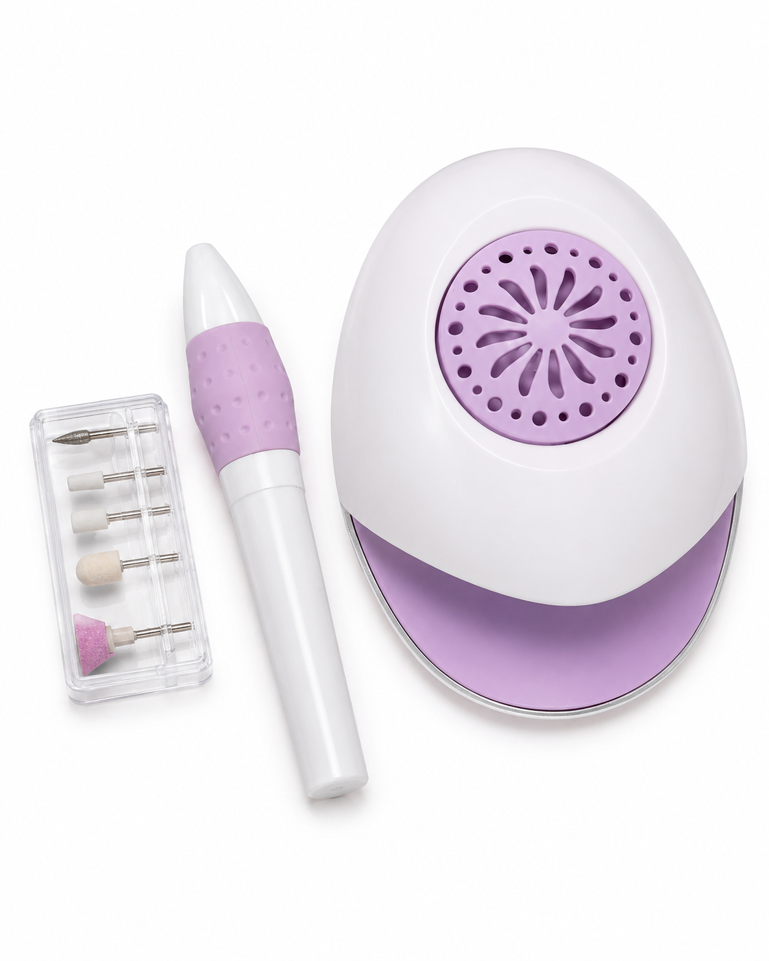 Kit de Manicure y Pedicure 2 en 1 – Torno Eléctrico + Secador de Uñas