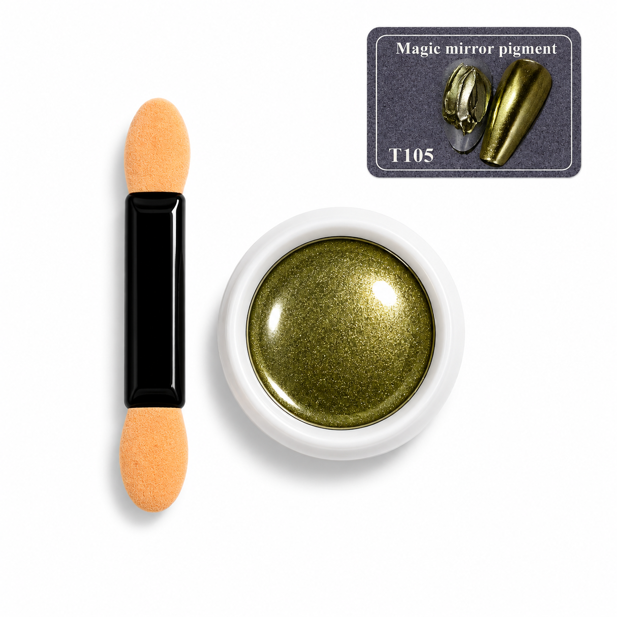 Polvo Efecto Aurora de Uñas Pack x 12 Surtido