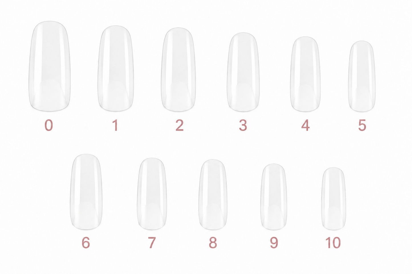 Caja 19 Soft Gel Tips 550 PCS